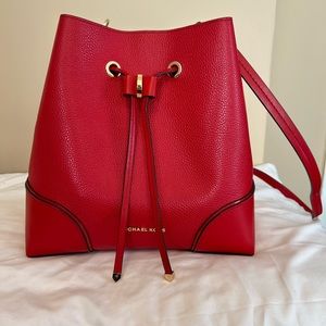Michael Kors RED Bucket Bag
